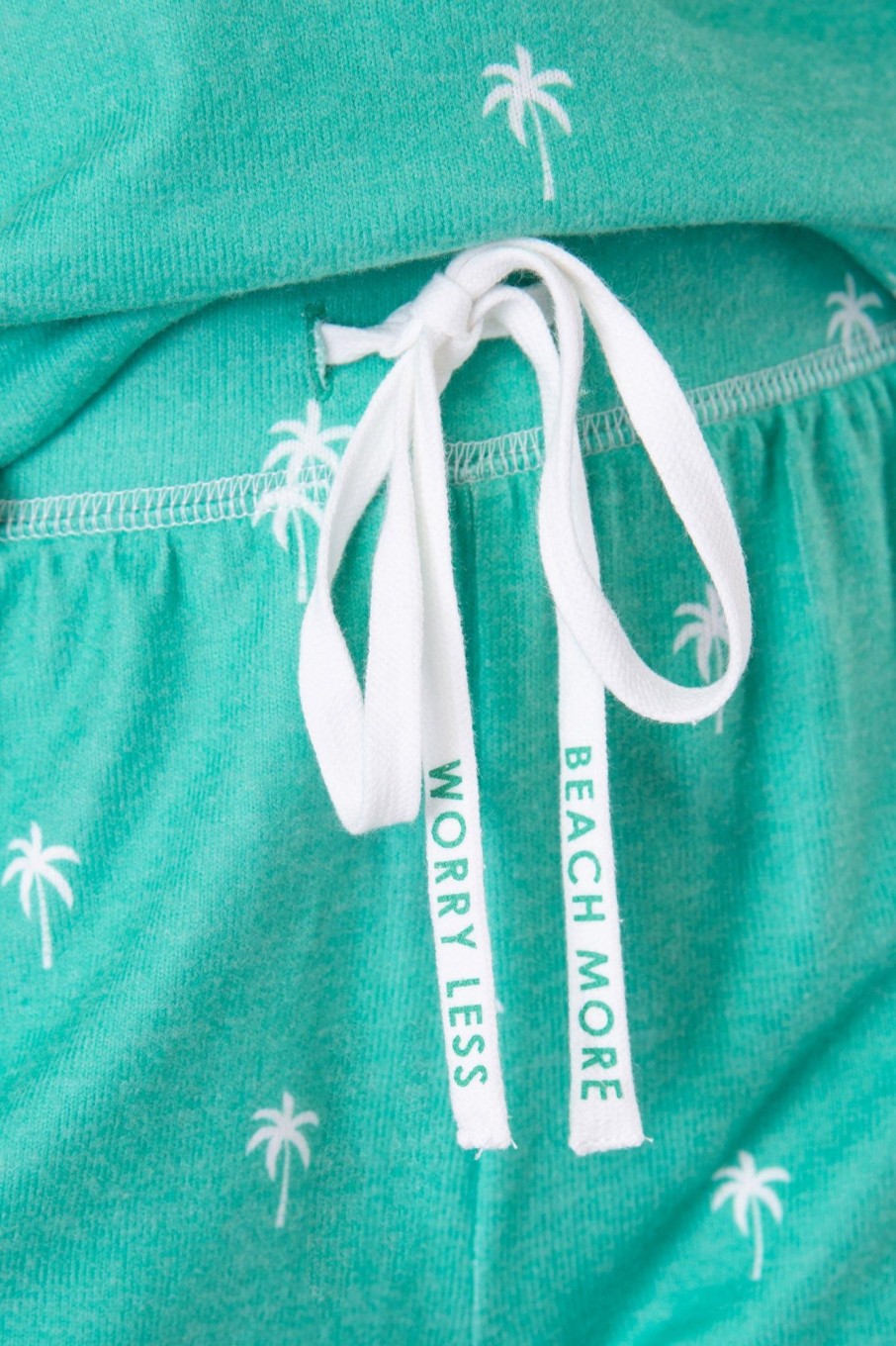 New Beach More Worry Less Lounge Shorts Bottoms