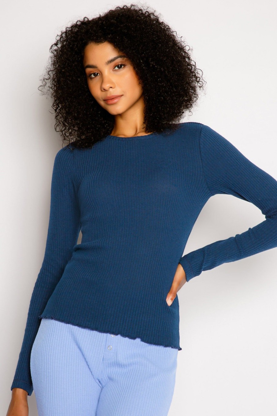 Best Reloved Rib Long Sleeve Top Tops