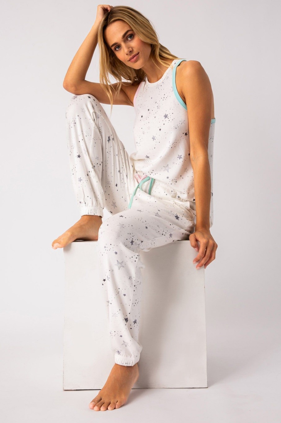 Hot Peachy Party Pj Set Pj Sets