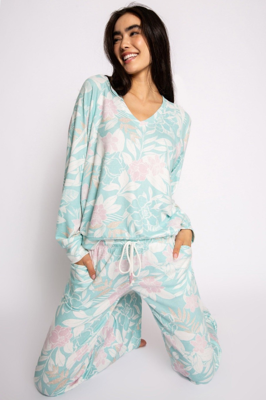 New Peachy Party Lounge Set Loungewear