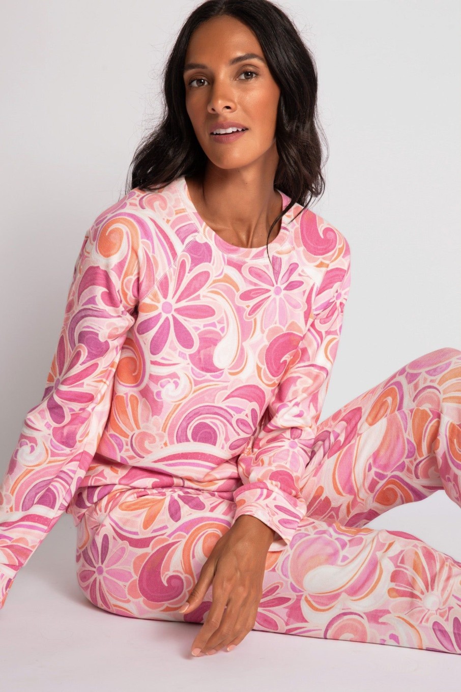 Online Stay Groovy Lounge Set Loungewear