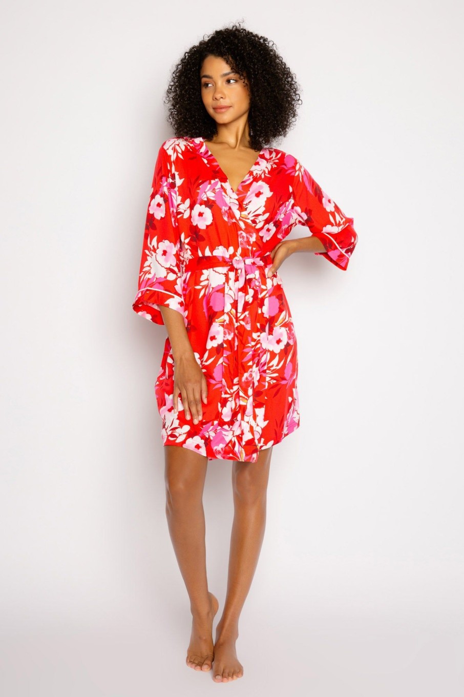 New Watercolor Bloom Robe Robes & Gowns