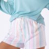 Clearance Baja Babe Striped Shorts Loungewear