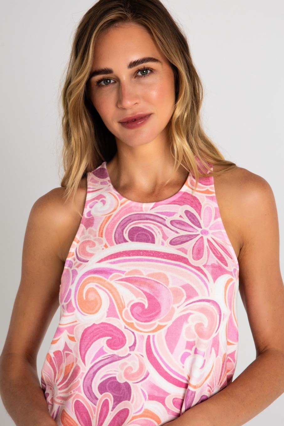 Clearance Stay Groovy Tank Tops