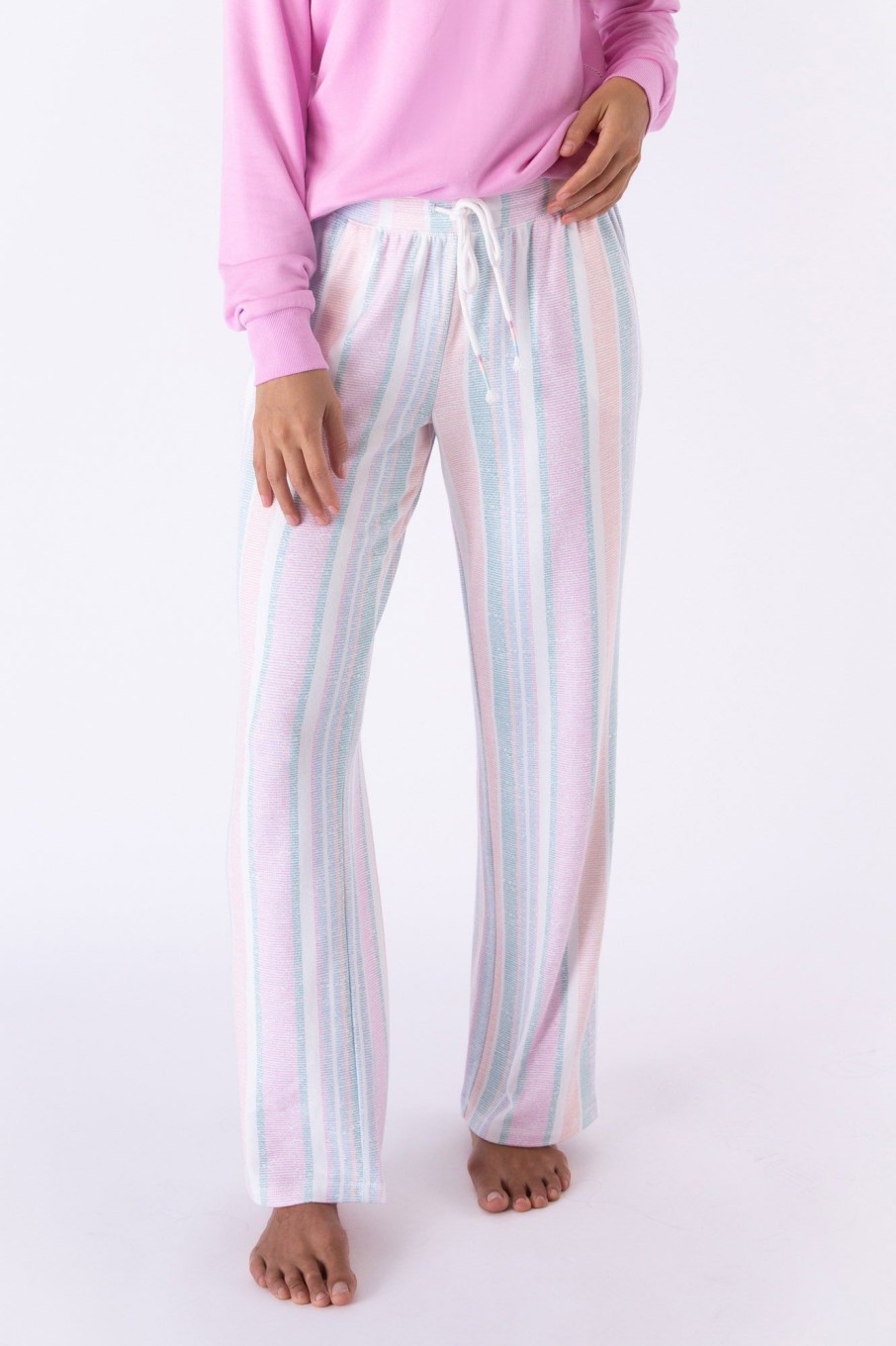 Hot Baja Babe Striped Pant Bottoms