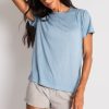 Online Back To Basics Short Sleeve Top Tops