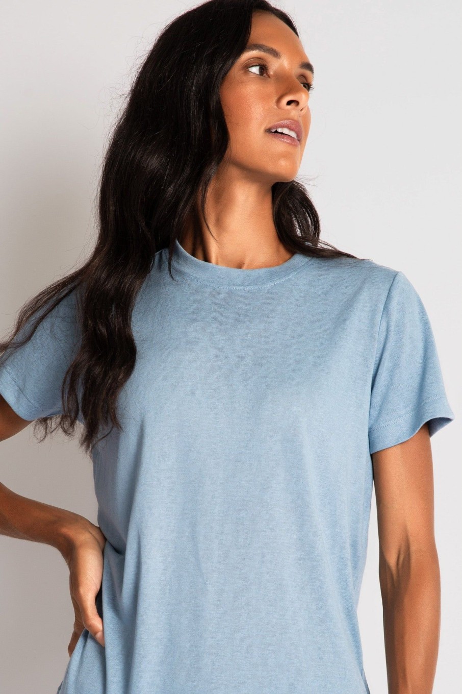 Online Back To Basics Short Sleeve Top Tops