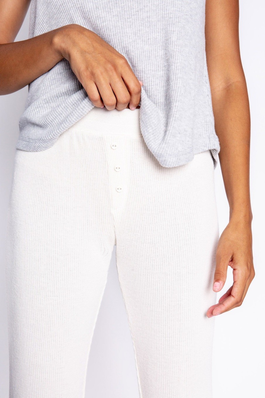 Wholesale Textured Essentials Jammie Pants Bottoms