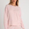 Hot Very Terry Cable Crew Long Sleeve Top Tops