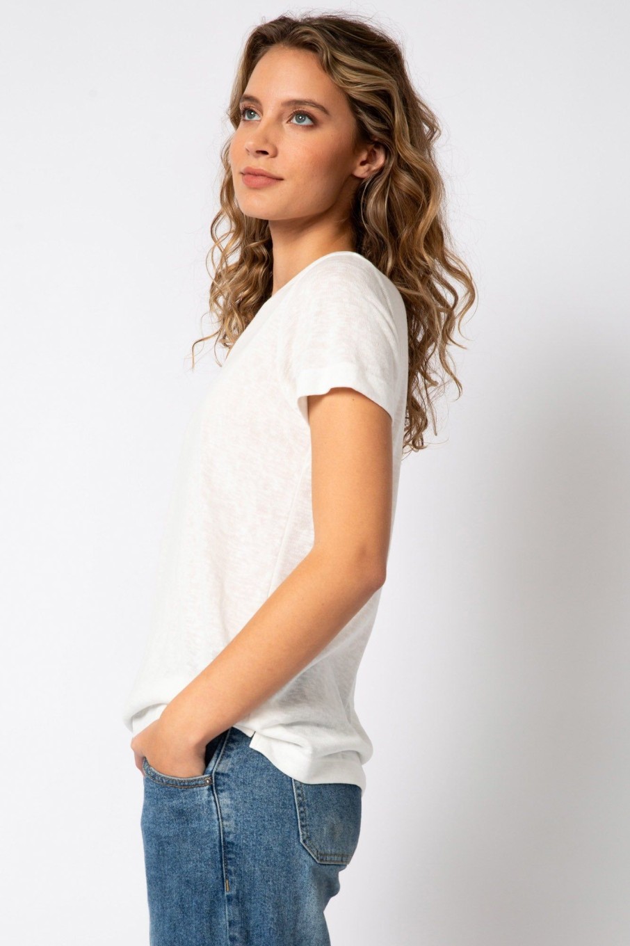 Hot Back To Basics Short Sleeve Top Tops