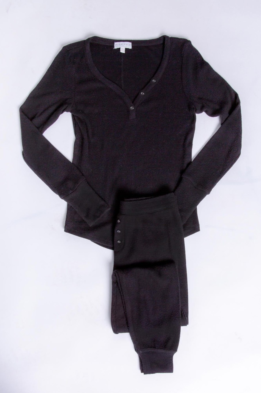 Wholesale Cozy Plus Textured Essentials Pj Set Pj Sets