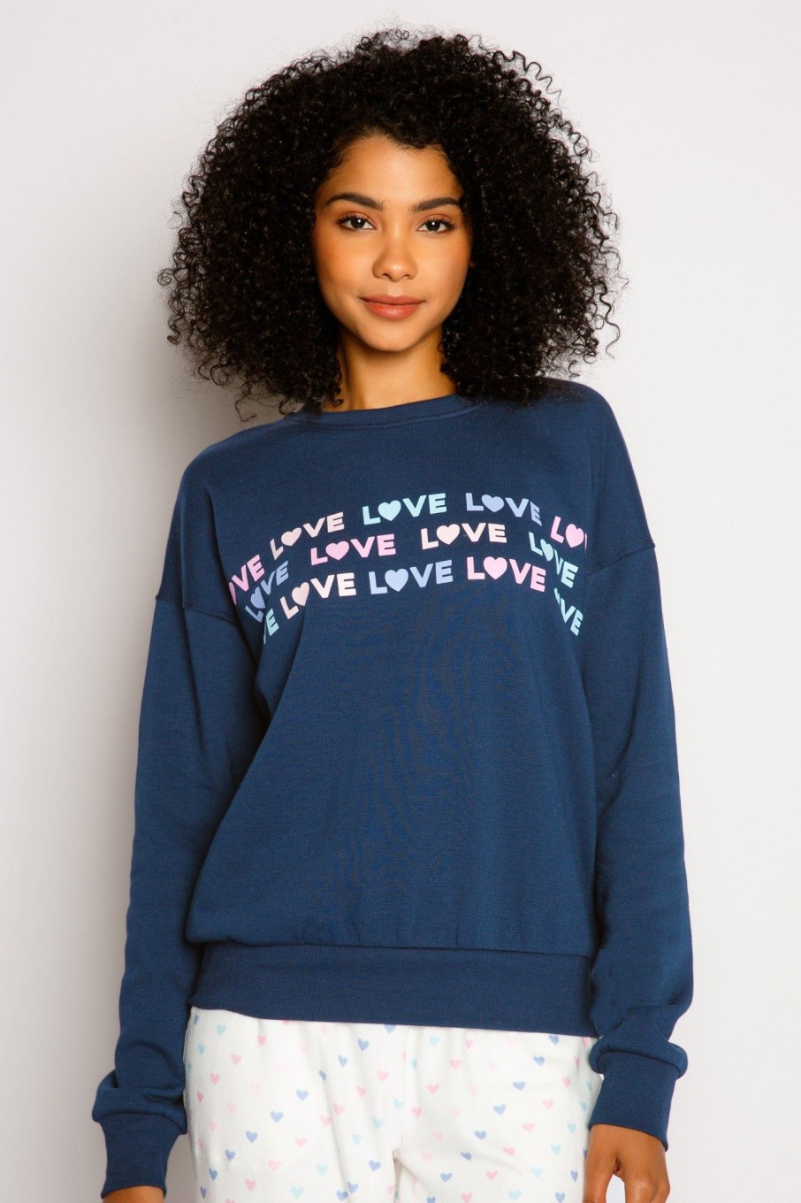 New Mad Love Long Sleeve Top Sweatshirts & Hoodies