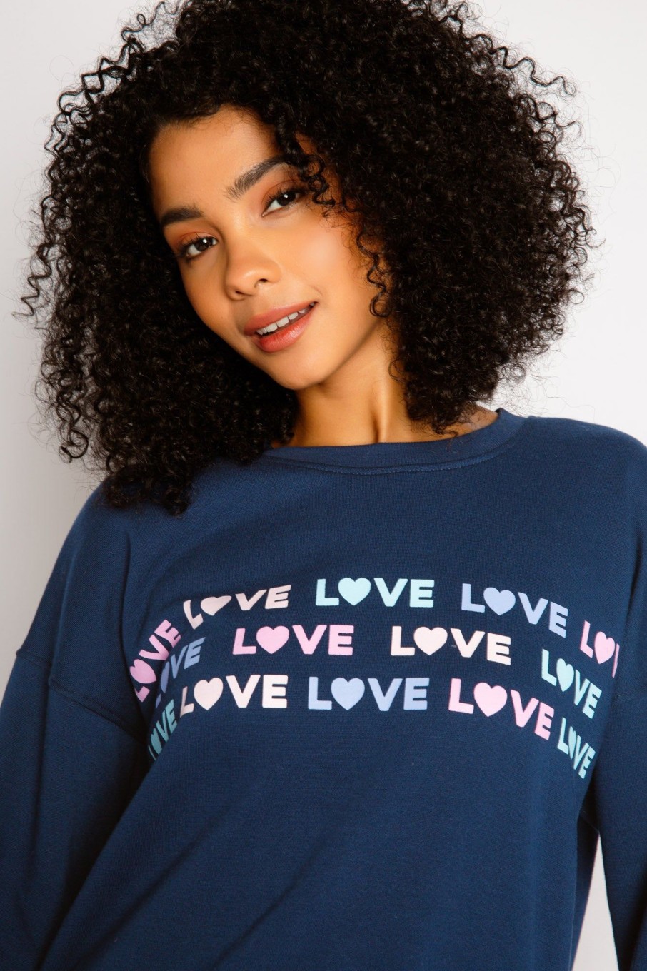 New Mad Love Long Sleeve Top Sweatshirts & Hoodies