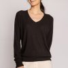 Wholesale Textured Essentials Long Sleeve Top Tops